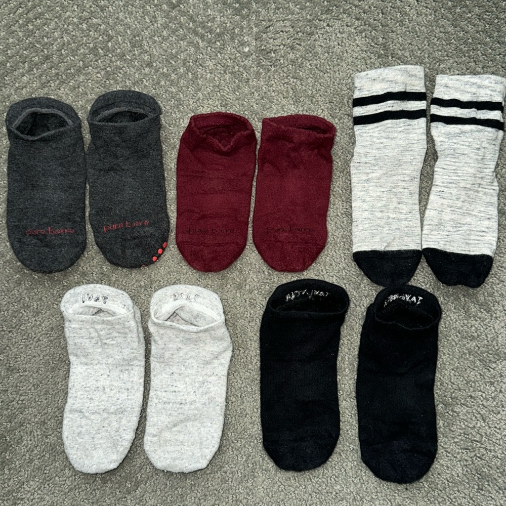 Pure barre socks